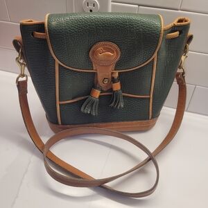Dooney & Bourke vintage purse, green/brown